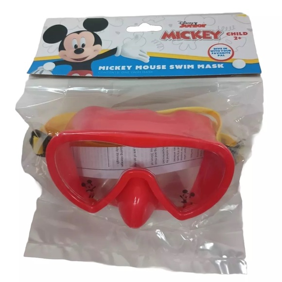 2pc Bestway Mickey Mouse Childs Swim Mask with Nose cover+Inflatable Swim Vest - Picture 3 of 5